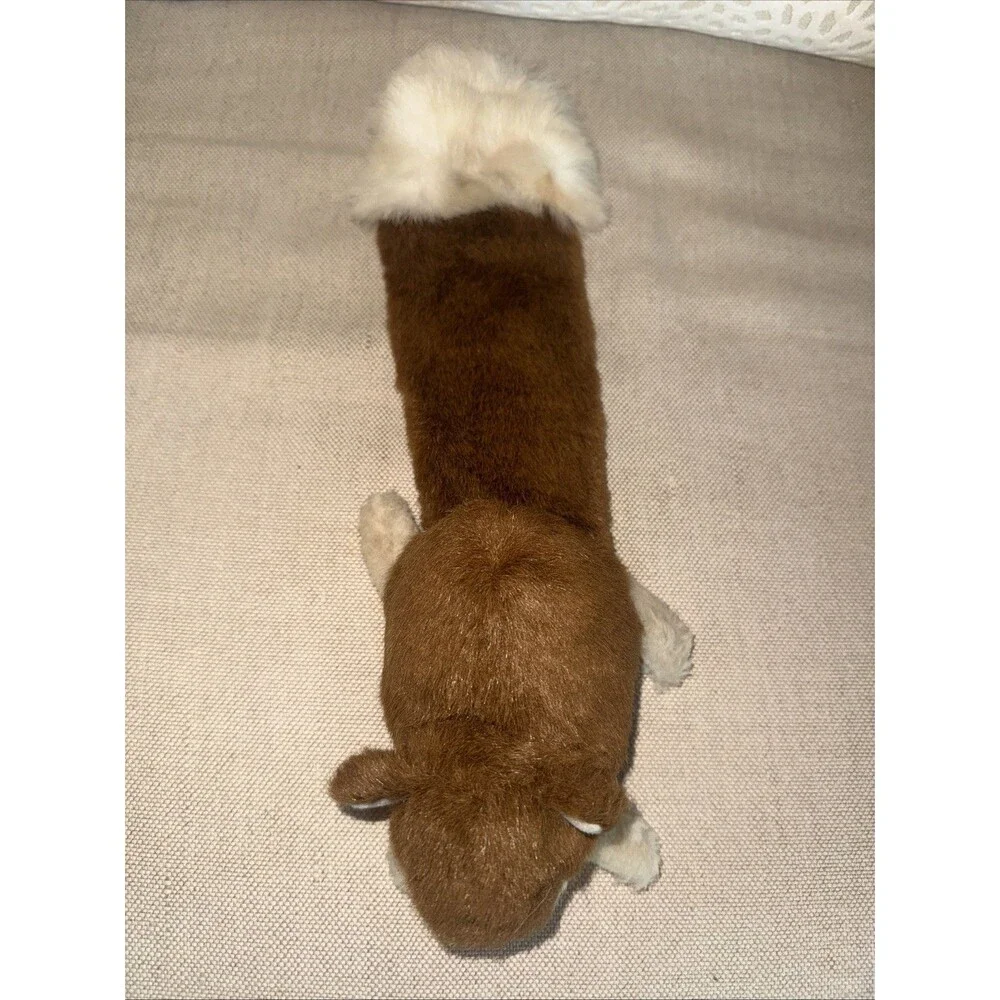 B J Toy Co. Inc.- Plush Squirrel Keychain- Hidden Stash Change Pocket Zipper 13”